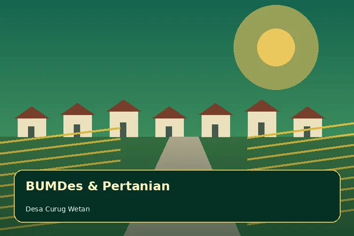 Ilustrasi BUMDes & Pertanian Curug Wetan