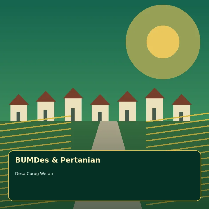 Ilustrasi BUMDes & Pertanian Curug Wetan