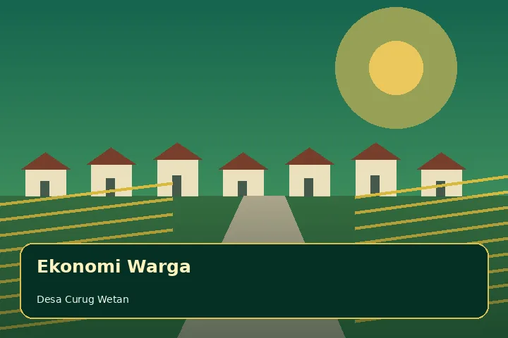 Ilustrasi UMKM & usaha warga Desa Curug Wetan
